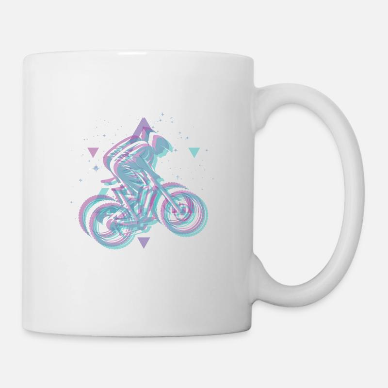 Vaporwave Space Descente - Mug blanc - blanc