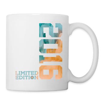 10E ÉDITION LIMITÉE DU 10E ANNIVERSAIRE 2016 - Mug blanc - blanc - Droite