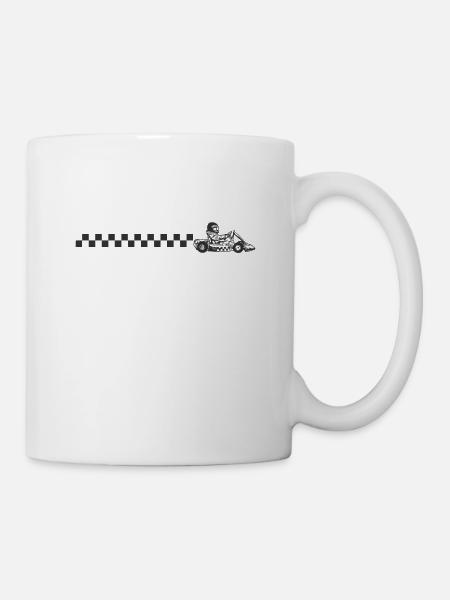 Go Kart Hobby Racing Car Track - Mug blanc - blanc
