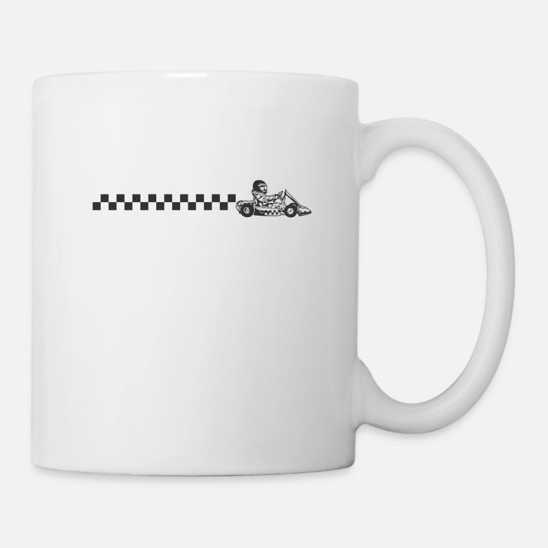 Go Kart Hobby Racing Car Track - Mug blanc - blanc