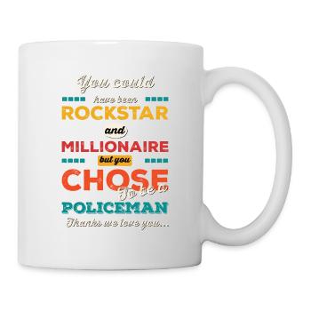 You Chose to be a Policeman - Mug - white - Right