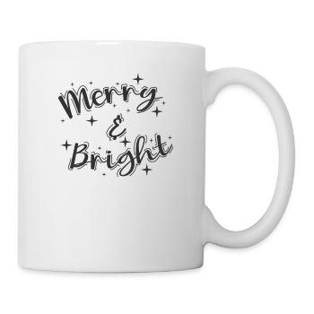 Merry and Bright Christmas Holiday - Mug - white - Right