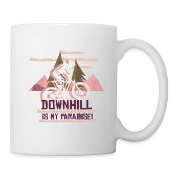 Downhill Mountain Bike - Mug - white - Right