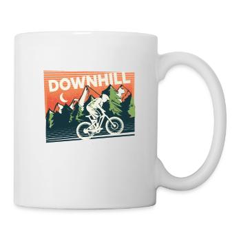 Downhill Mountain Bike - Mug - white - Right