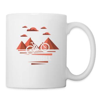 Downhill Mountain Bike - Mug - white - Right