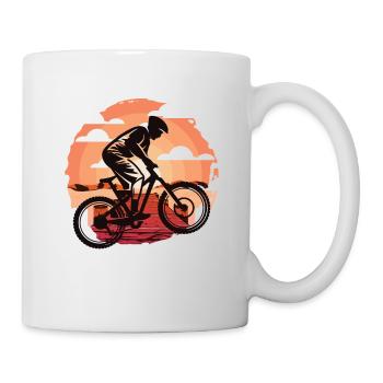 Downhill Mountain Bike - Mug - white - Right
