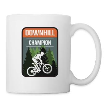 Champion de descente - Mug blanc - blanc - Droite