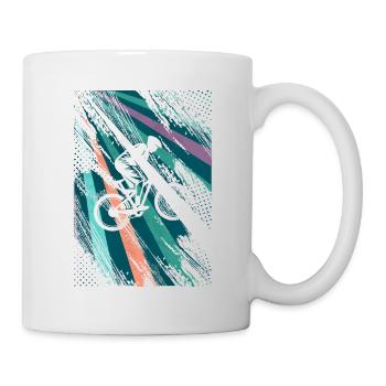 Retro Downhill - Mug - white - Right