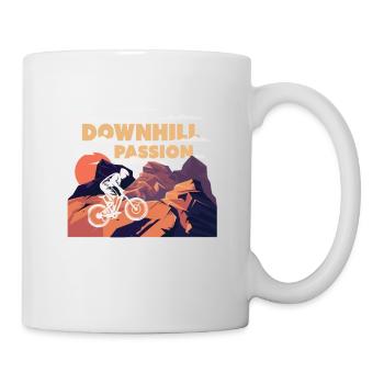Downhill Passion - Mug - white - Right