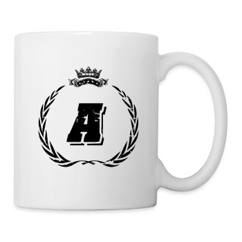 Une couronne de lettre - Mug blanc - blanc - Droite