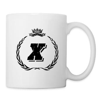 X couronne de lettre - Mug blanc - blanc - Droite