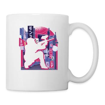 Asiatische Stadt Paintball - Tasse - Weiß - Rechts