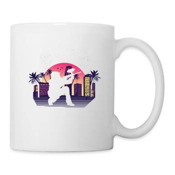 Paintball de palmier de Californie - Mug blanc - blanc - Droite