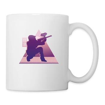 Vaporwave Paintball - Tasse - Weiß - Rechts