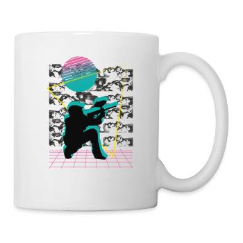 Vaporwave Paintball - Tasse - Weiß - Rechts