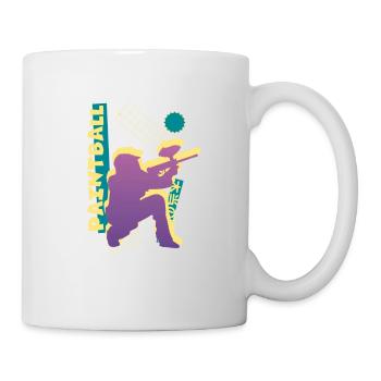 Vaporwave Paintball - Tasse - Weiß - Rechts