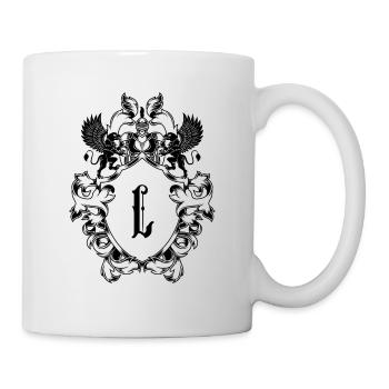 L Letter Coat of Arms - Mug - white - Right