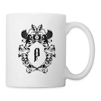 Armoiries de la lettre P - Mug blanc - blanc - Droite