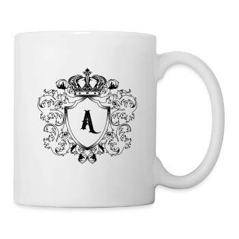 A letter coat of arms - Mug - white - Right