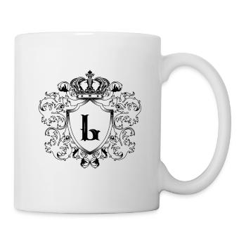 L Letter Coat of Arms - Mug - white - Right