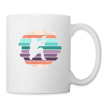 Paintball rétro - Mug blanc - blanc - Droite