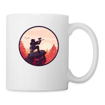 Paintball Paintballspieler - Tasse - Weiß - Rechts