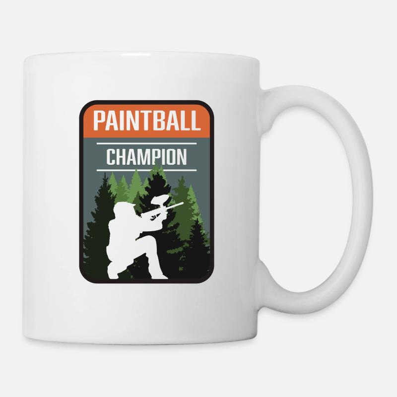 Paintball Champion - Mug blanc - blanc