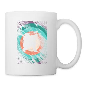 Paintball rétro - Mug blanc - blanc - Droite