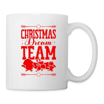 Christmas Dream team - Mug - white - Right