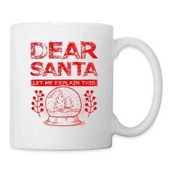 Dear Santa - Mug - white - Right