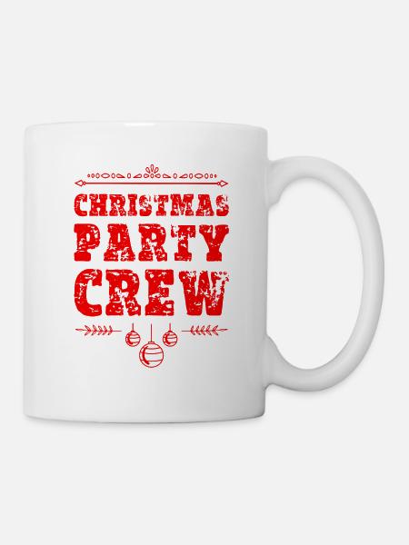 Équipe de fête de Noël - Mug blanc - blanc