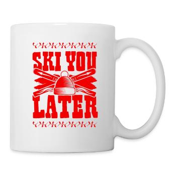ski skiing - Mug - white - Right