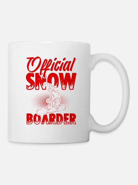 Official Snowboarder - Tasse - Weiß