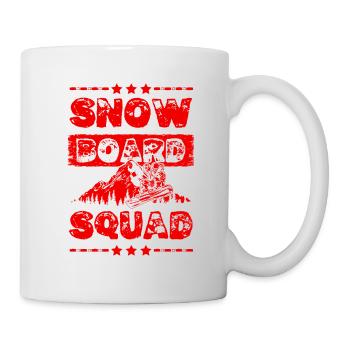 Snowboard Squad - Tasse - Weiß - Rechts