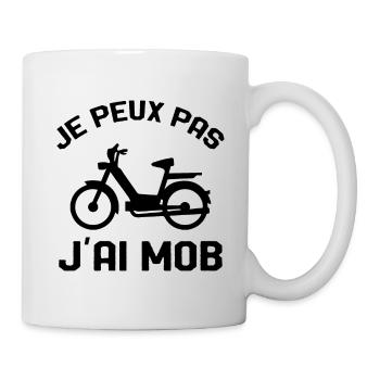 Je Peux Pas J'ai Mob Cadeau - Mug blanc - blanc - Droite
