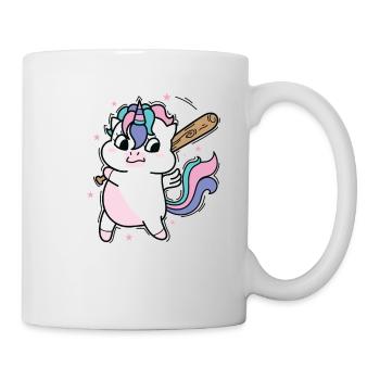 Licorne au baseball Mythical Creature Sport - Mug blanc - blanc - Droite