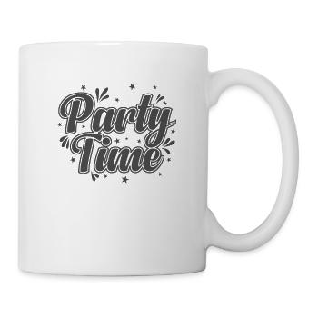 Party Time Feiern tanzen Musik Freunde - Tasse - Weiß - Rechts
