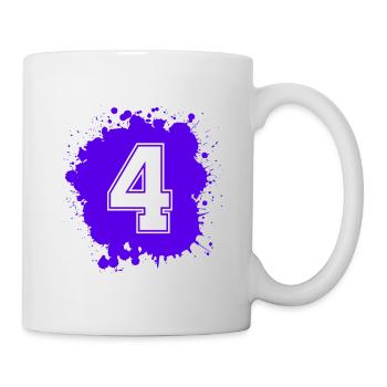 4 Nombre d’objets blob - Mug blanc - blanc - Droite