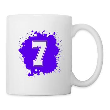 7 Nombre d’objets blob - Mug blanc - blanc - Droite