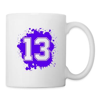 13 Nombre d’objets blob - Mug blanc - blanc - Droite