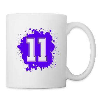 11 Nombre d’objets blob - Mug blanc - blanc - Droite
