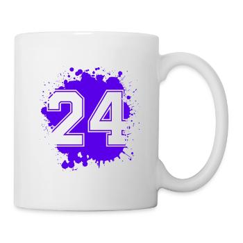 24 Nombre d’objets blob - Mug blanc - blanc - Droite