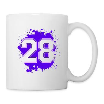 28 Nombre d’objets blob - Mug blanc - blanc - Droite