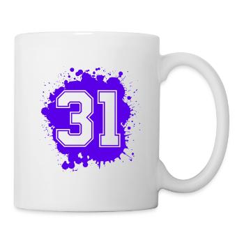 31 Nombre d’objets blob - Mug blanc - blanc - Droite