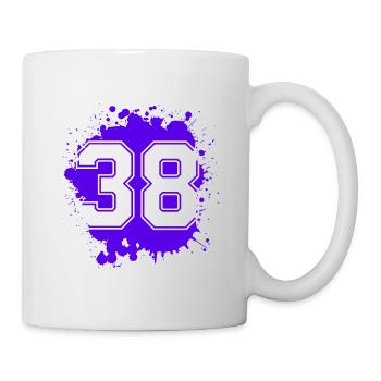 38 Nombre d’objets blob - Mug blanc - blanc - Droite