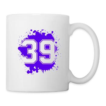 39 Nombre d’objets blob - Mug blanc - blanc - Droite