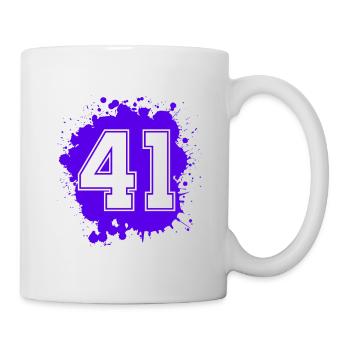 41 Nombre d’objets blob - Mug blanc - blanc - Droite