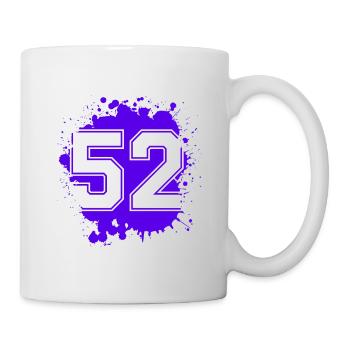 52 Nombre d’objets blob - Mug blanc - blanc - Droite
