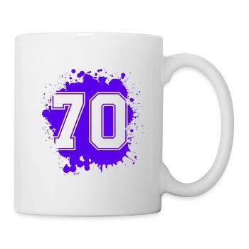70 Nombre d’objets blob - Mug blanc - blanc - Droite