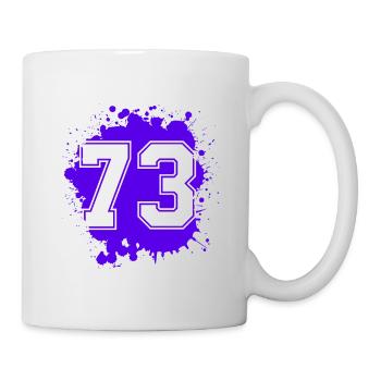 73 Nombre d’objets blob - Mug blanc - blanc - Droite